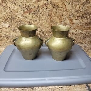 Vintage Brass Urns